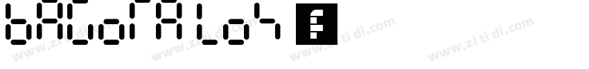 BAGOTA LOS 字体字体转换